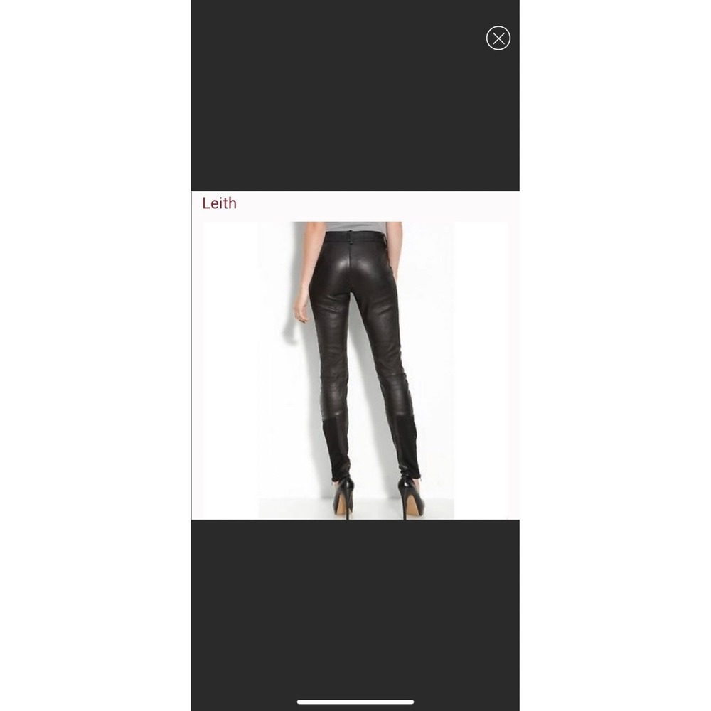 Leith leather skinny pant size 6 - Picture 2 of 7